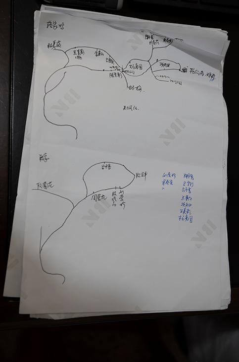 钱鋆林的手绘地图
