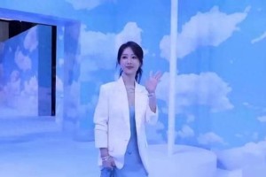 杨紫成都优雅亮相APM Monaco代言活动 蓝色长裙惊艳全场