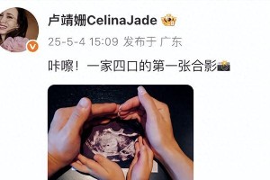 韩庚夫妇晒B超照引热议：明星家庭如何影响生育观